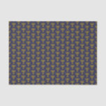 Elegant Dark Blue | Chanukah Hanukkiyah | MENORAH Seidenpapier<br><div class="desc">Elegantes dunkelblaues MENORAH Tissue,  das mit Imitaten goldene Menorah in einem gefliesten Muster zeigt. Das Design ist minimalistisch,  einfach,  elegant,  besonders geeignet für Handwerksgeschenke oder Handwerkskunst.</div>