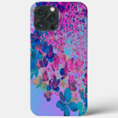 Elegant Dark Blue und Magenta Limelight Hydrangea Case-Mate iPhone Hülle (Rückseite)