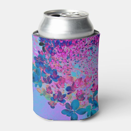Elegant Dark Blue und Magenta Limelight Hydrangea Dosenkühler (Kanne Vorderseite)