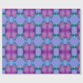 Elegant Dark Blue und Magenta Limelight Hydrangea Geschenkpapier (Flach)