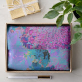 Elegant Dark Blue und Magenta Limelight Hydrangea Seidenpapier (Geschenk)