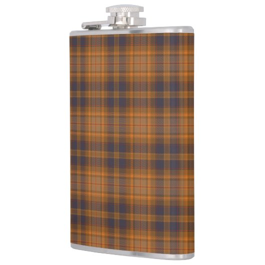 Elegant Dark Brown Vaters Flachmann (Links)