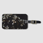 Elegant Dark Floral Gepäckanhänger (Vorderseite (Horizontal))