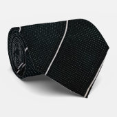 Elegant Dark Green Diagonal Striped Krawatte (Gerollt)