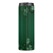Elegant Dark Green - Happy St. Patrick's Day Thermosbecher (Rückseite)