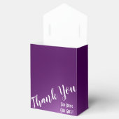 Elegant Dark Lila Gevor Box Geschenkschachtel (Geöffnet)