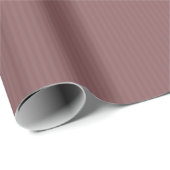Elegant Dark Mauve Pinstripes Geschenkpapier (Rolleneckpunkt)