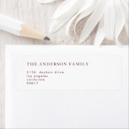 Elegant Dark Red Plum Burgundy White The Wedding