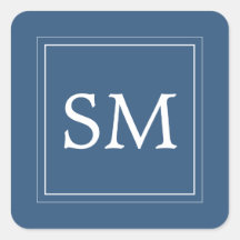 Elegant Dark Türkise White Monogram Wedding