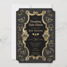 Elegant Dark Viktorianisch Gothic Baby Shower