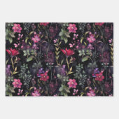 Elegant Dark Viktorianisch Lila | Entkopplung Geschenkpapier Set (Vorderseite)