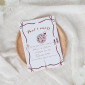 Elegant, das ist mehr Engagement Party Einladung