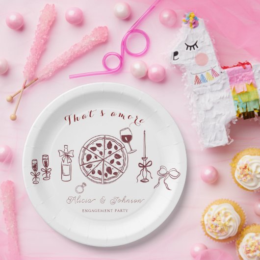 Elegant, das ist mehr Engagement Party Pappteller (Party)