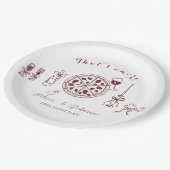 Elegant, das ist mehr Engagement Party Pappteller (Schrägansicht)