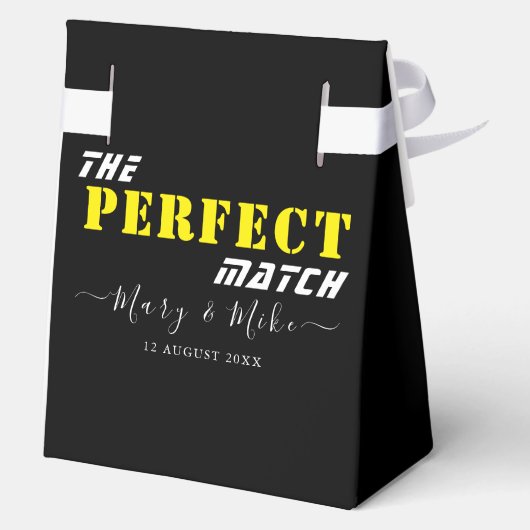 Elegant das perfekte Match Large Zent Geschenkschachtel (Rückseite)