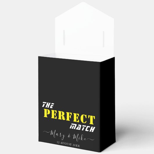 Elegant das perfekte Match Large Zent Geschenkschachtel (Offen)