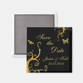 Elegant Dave the Date Magnet (Vorderseite/Rückseite)