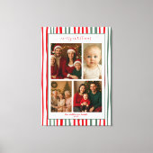 Elegant decor room family Photo merry Christmas Leinwanddruck (Vorderseite)