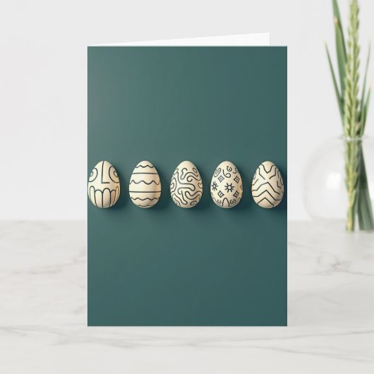 Elegant Decorative Shapes Card Karte (Vorderseite)