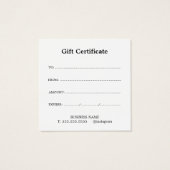 Elegant Deep Red White Beauty Salon (Rückseite)