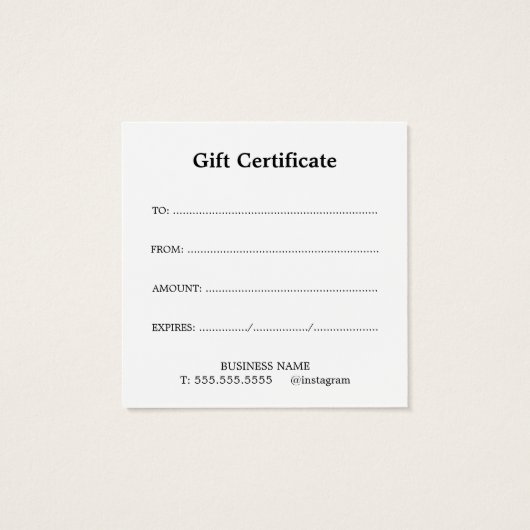 Elegant Deep Red White Beauty Salon (Rückseite)