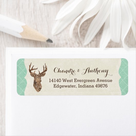 Elegant Deer Antlers Rustic Country Wedding (Insitu)