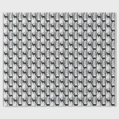 Elegant Deer in Snowy Forest Geschenkpapier (Flach)