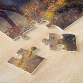 Elegant Deer Stag im Wald Puzzle (Seite)