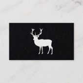 Elegant Deer Stag Visitenkarte (Vorderseite)