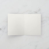 Elegant delicate floral wreath Sympathy card Dankeskarte (Innenseite)