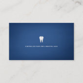 Elegant Dental | Blau Visitenkarte (Rückseite)