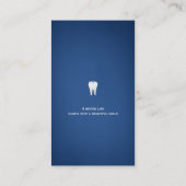 Elegant Dental | Blau Visitenkarte (Rückseite)