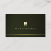 Elegant Dental Visitenkarte (Rückseite)