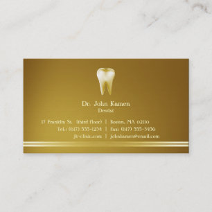 Elegant Dental Visitenkarte