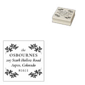 Elegant Der Familienname Berry Greenery Gummistempel (Stempel)