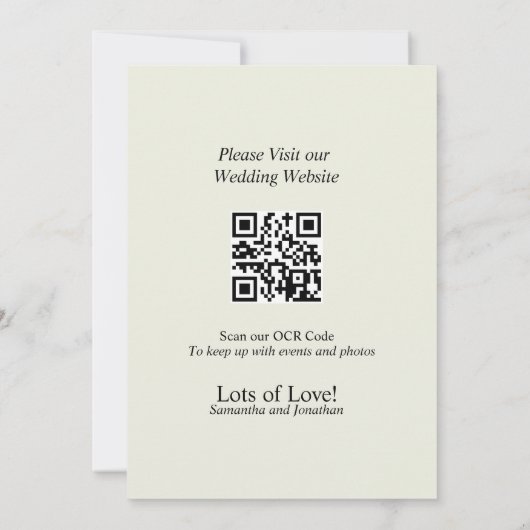 Elegant der Ring-Blume Wasserfarbe Save the Date Einladung (Rückseite)