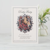 Elegant Derby Party Einladung (Stehend Vorderseite)