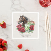 Elegant Derby Party  Serviette (Beispiel)