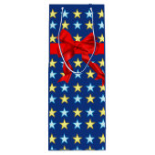 Elegant design with stars geschenktüte für weinflaschen (Rückseite)