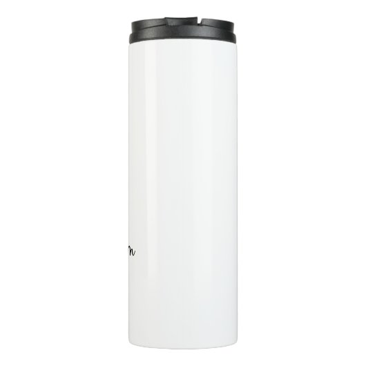 Elegant designed Glass Thermosbecher (Rückseite)