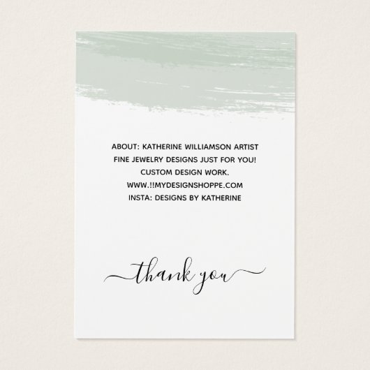 Elegant Designer Jewelry Earring (Rückseite)