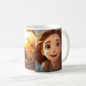 "Elegant Designs for a Perfect Sip" Kaffeetasse (VorderseiteRechts)