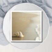 Elegant Destination Beach Wedding Reception  Serviette