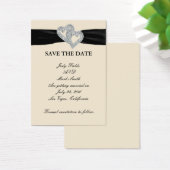 Elegant Diamond Black Ribbon speichern Sie die Dat (Schreibtisch)