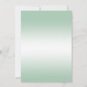 Elegant Diamond Bow, Emerald & Black Birthday Einladung (Rückseite)