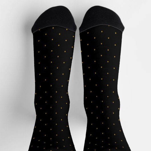 Elegant Diamond geformte Teardrop-Muster Socken (Oben)