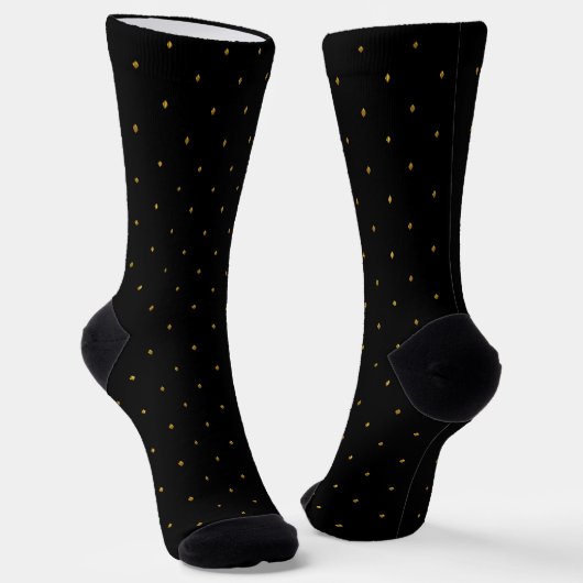 Elegant Diamond geformte Teardrop-Muster Socken (Gewinkelt)