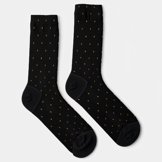 Elegant Diamond geformte Teardrop-Muster Socken (Rechts)