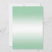 Elegant Diamond Jeweled Emerald Birthday Einladung (Rückseite)