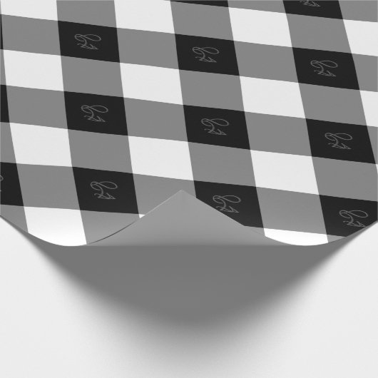 Elegant Diamond Pattern Geschenkpapier (Ecke)